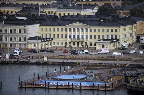 Phủ Tổng thống Phần Lan tại thủ đô Helsinki, nơi diễn ra cuộc gặp thượng đỉnh Nga - Mỹ. Ảnh: AP.